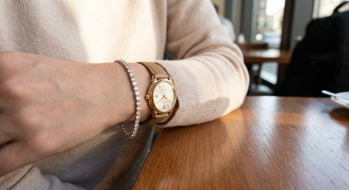 Bracciale tennis GOGO Gioielli look quotidiano